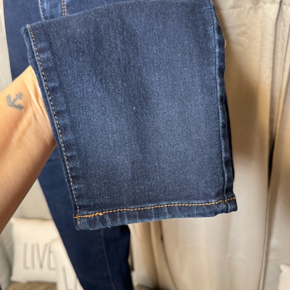 Women's Skinny Jeans in Dark Blue Size 14W by B. Brazen - Picture 7 of 9